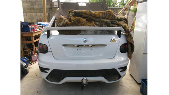 The Holden Commodore in question (Photo supplied)