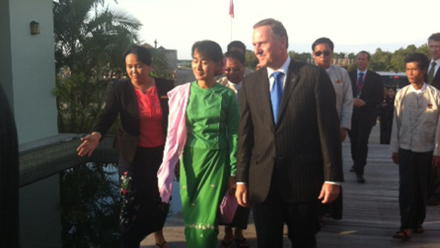 Key has met heroes of the human rights movement, including Aung San Suu Kyi. 