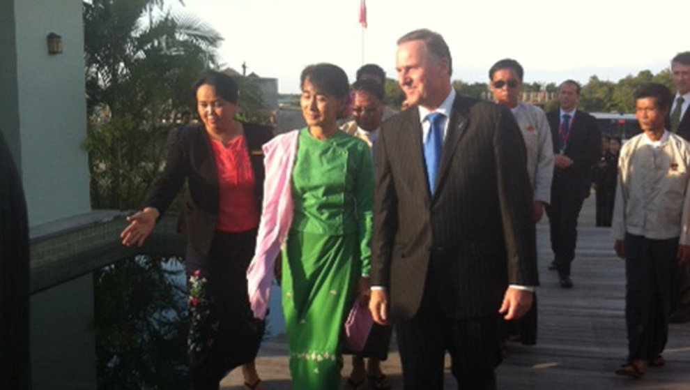 Key has met heroes of the human rights movement, including Aung San Suu Kyi.