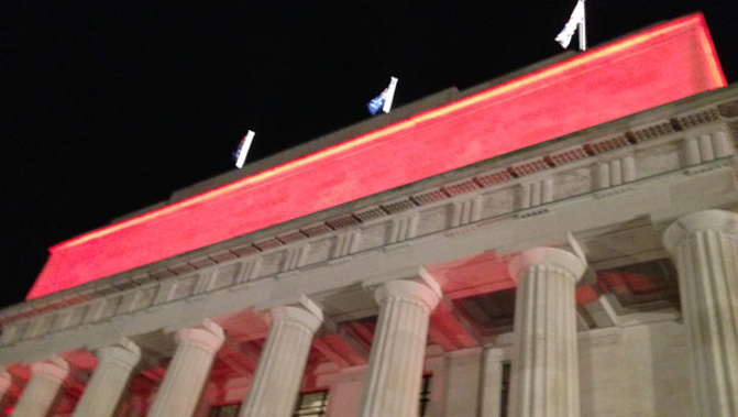 Auckland Museum on ANZAC Day (Annabel Reid)