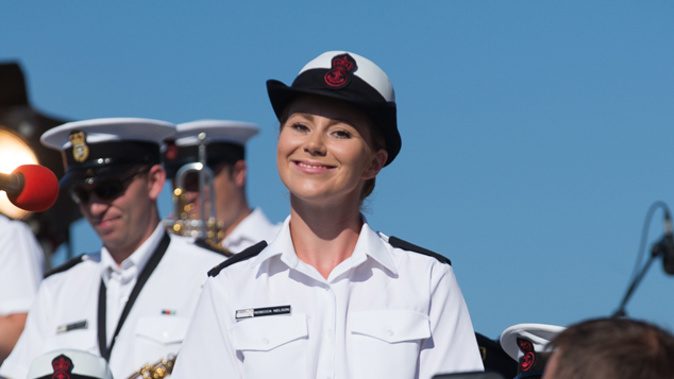 Rebecca Nelson, Navy singer (Newspix)