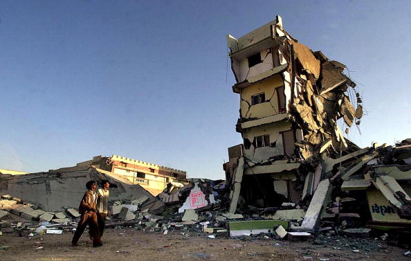 On India's 52nd Republic Day (26 January, 2001), a 7.7 earthquake killed 20,000 in the district of Gujarat/