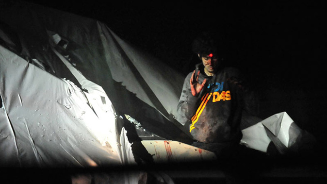 Dzokhar Tsarnaev at his arrest (Sean Murphy)
