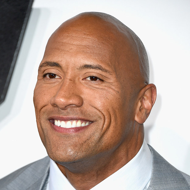 Actor Dwayne 'The Rock' Johnson...