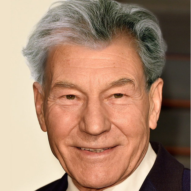 ...looks out of this world when he lets his hair down.