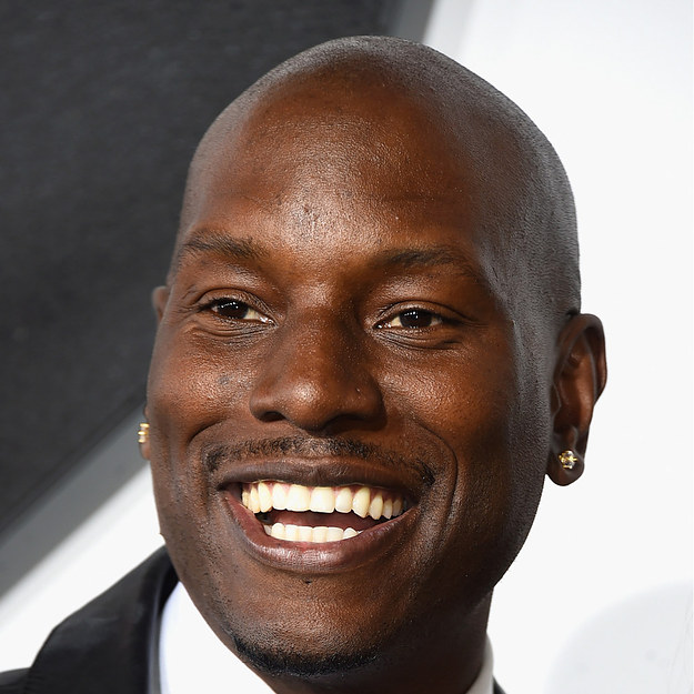 R&B star Tyrese Gibson...