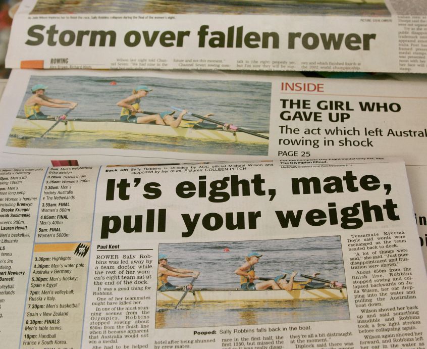2004 was the year of the Athens Olympics, and with that the legend of Australian rower Lay Down Sally was born. 