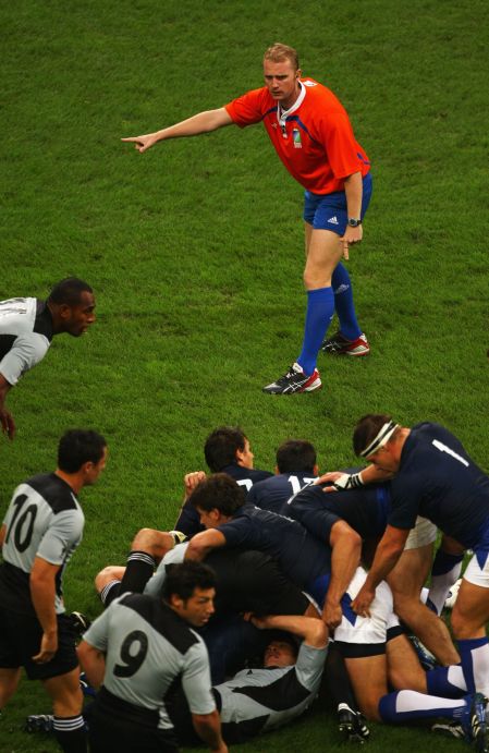 Wayne Barnes got the call up to referee the 2007 World Cup quarterfinal. 