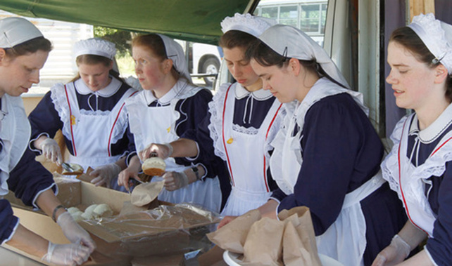 Members of Gloriavale (NZME.)