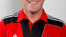Crusaders Dave Hewitt with Lesley Murdoch