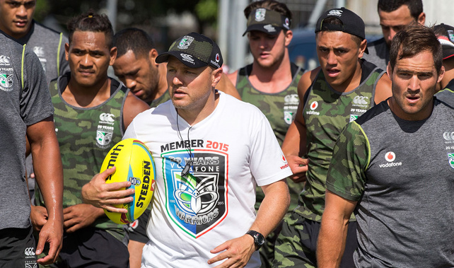 Warriors training at Mt Smart Stadium (PHOTOSPORT)