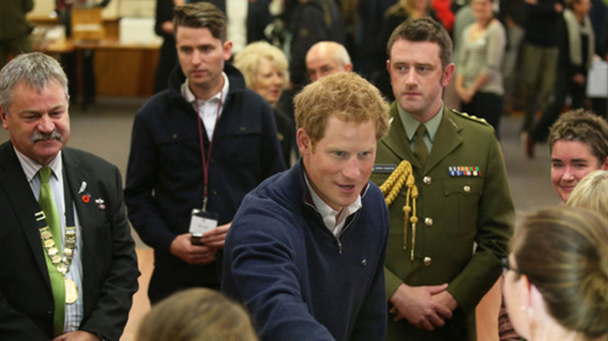 Prince Harry on Stewart Island (Photo pool)