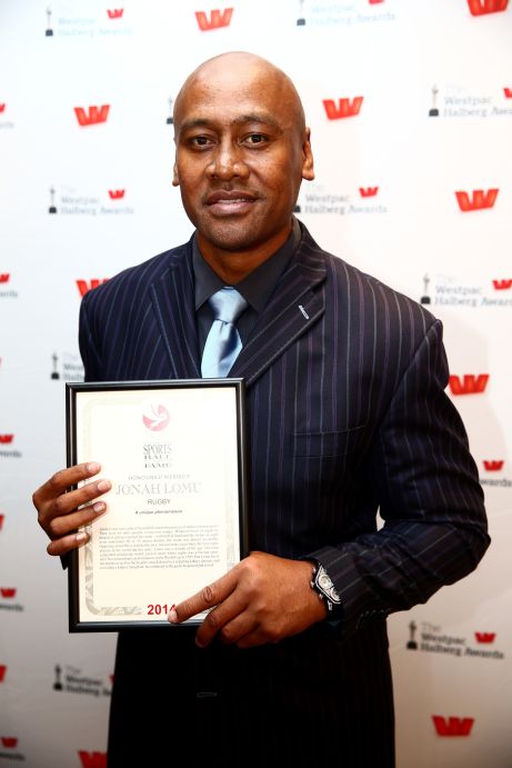 Last year, Lomu was inducted into the New Zealand Sports Hall of Fame.