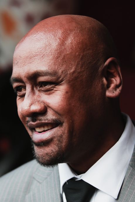 Lomu looked healthy as he waited on site ahead of the Junior World Championships in New Zealand in 2014.