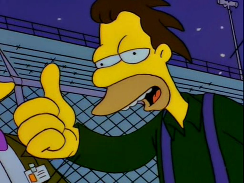 Lenny, who works with Homer at the power plant. 