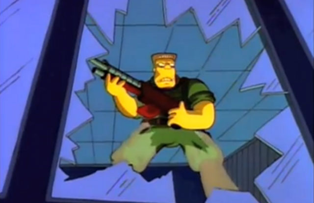 Film star Rainier Wolfcastle (and his character McBain) 