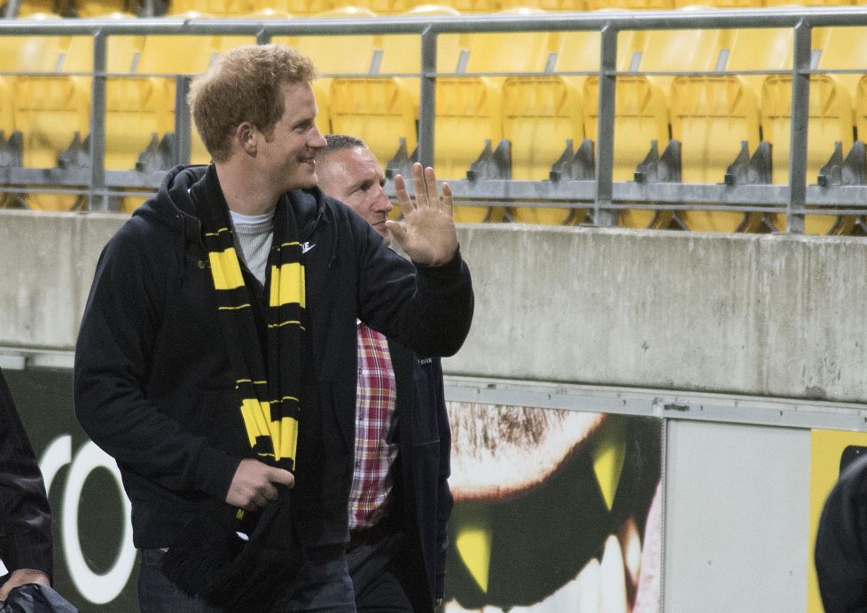 Prince Harry attends the Hurricanes v Sharks clash / Photo: Getty Images