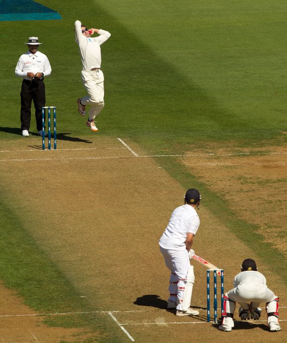 Bruce Martin took 4 wickets in the first innings but England still made 465. 
