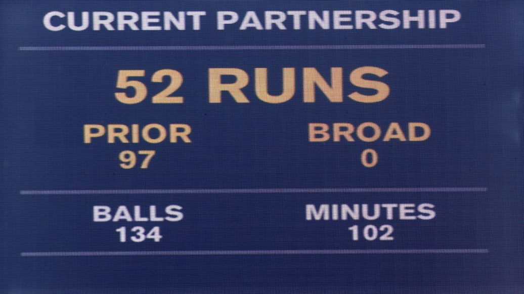 Matt Prior put in a remarkable rearguard effort in the final innings, battling to an unbeaten century with the tail. 