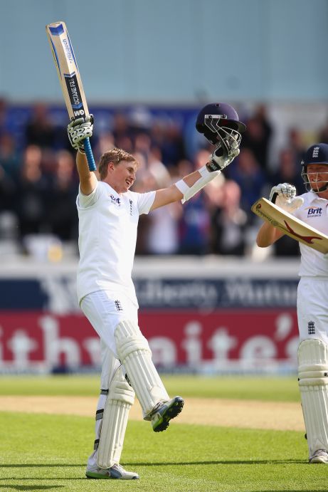 Baby-faced Joe Root scored his maiden test century in the 2nd test, with the team scoring 354 in the first innings. 