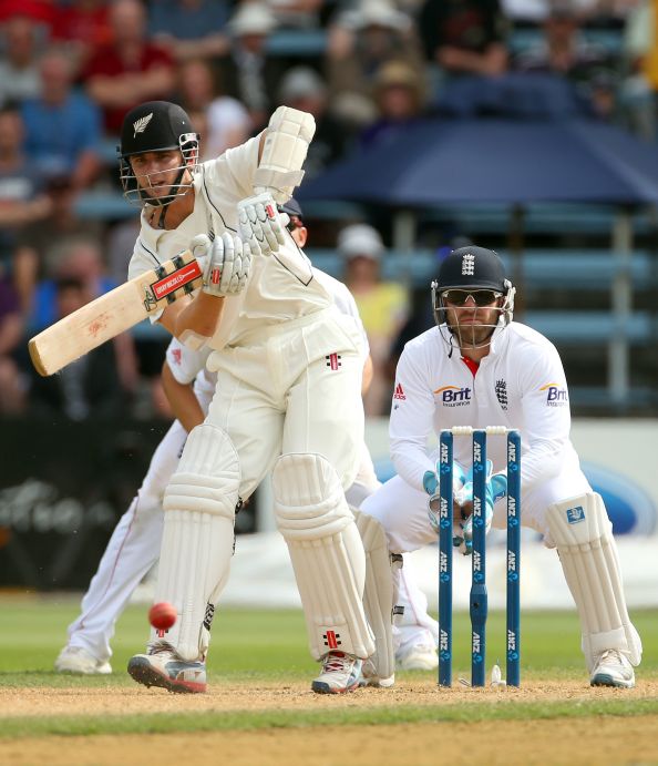 Williamson helped grind out a draw with a long slow 55*.