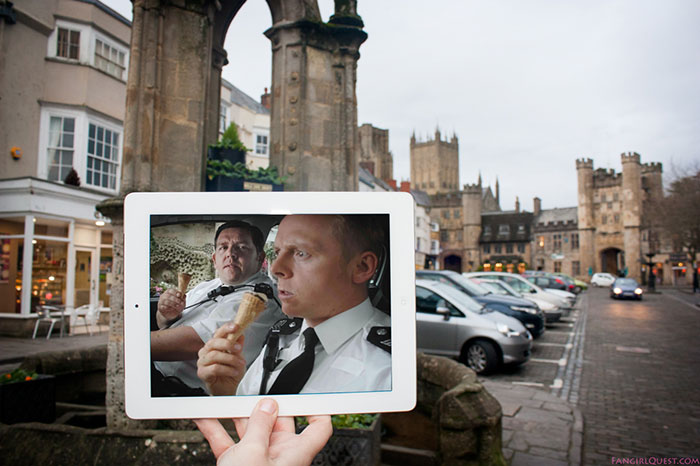 Hot Fuzz - filmed at Wells, Somerset, UK