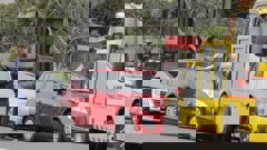 Helena Wakefield (inset) was found dead in her car in Remuera, where she had been living. The council is reviewing its response to calls about her from the public. Photo / Michael Craig