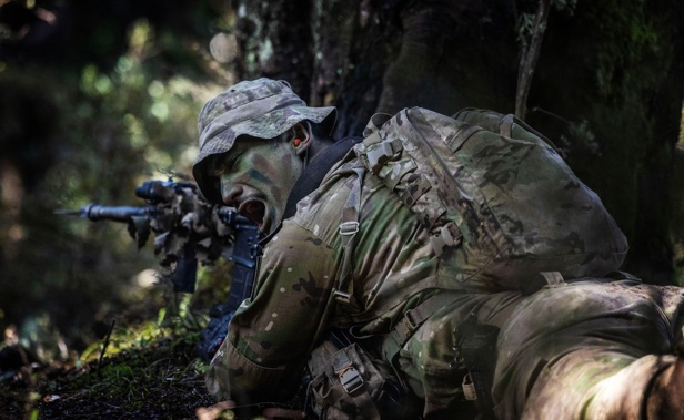 The New Zealand Army has been busy holding exercises at its Waiouru training area. This included 12 days of Exercise Vengeance, involving Victor Company from the 1st Battalion Royal New Zealand Infantry Regiment, culminating in a live-fire simulated attack involving supporting machine guns, snipers and reconnaissance. Photo / Mike Scott