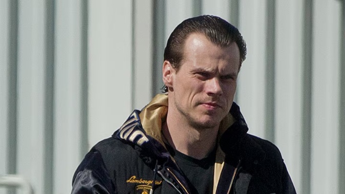 Rokas Karpavicius at the Auckland International Airport in 2012 after being extradited to face drug charges in New Zealand. Photo / Sarah Ivey
