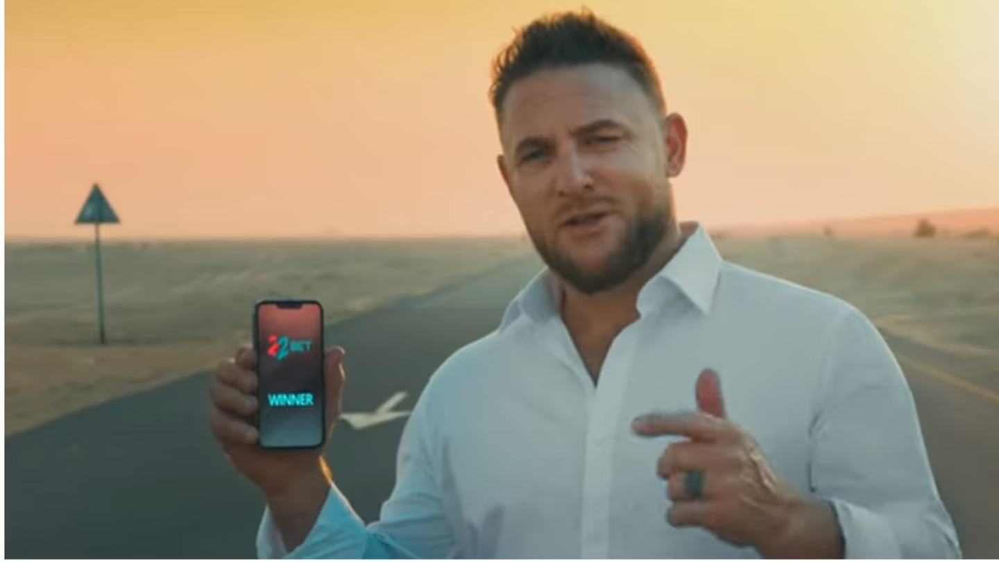 Brendon McCullum is now a brand ambassador for a betting website - with its adverts the subject of a complaint to the Department of Internal Affairs.