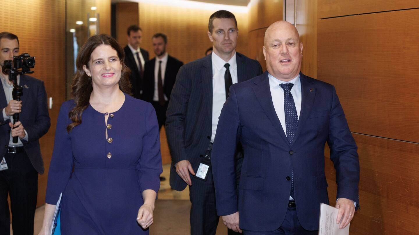 Watch: Prime Minister Christopher Luxon and Finance Minister Nicola Willis discuss Iran war fallout