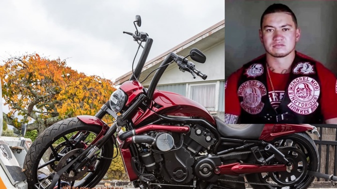 Motorcycles, cars and cash were among the $2.1 million of assets forfeited by senior Mongrel Mob Notorious member Joseph John Morrell after a 2021 police investigation, Operation Dusk, looked into his financial affairs. Photo / NZ Police