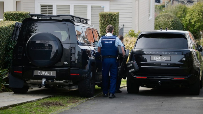 Police and the FMA raided the Remuera property today. Photo / Alex Burton