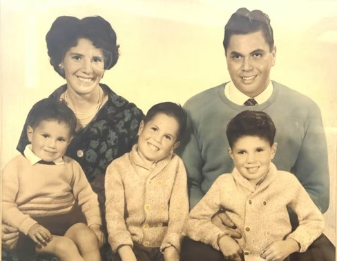 From left: Doug Tamaki, Margaret Tamaki, Brian Tamaki, Duke Tamaki (top) and Mike Tamaki. Photo / Brian Tamaki