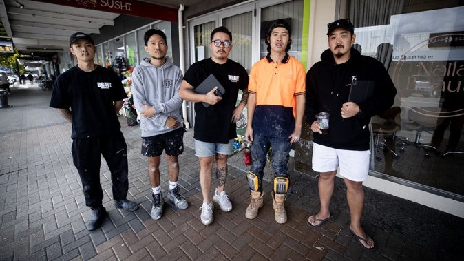 The actions of the Brave Construction workers are said to have helped the victim survive the stabbing. Photo / Dean Purcell