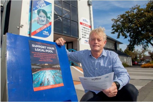 Swim club president Chris Averill is concerned about how plans to decommission Wharenui Pool will impact the wider community. (Photo / ODT)