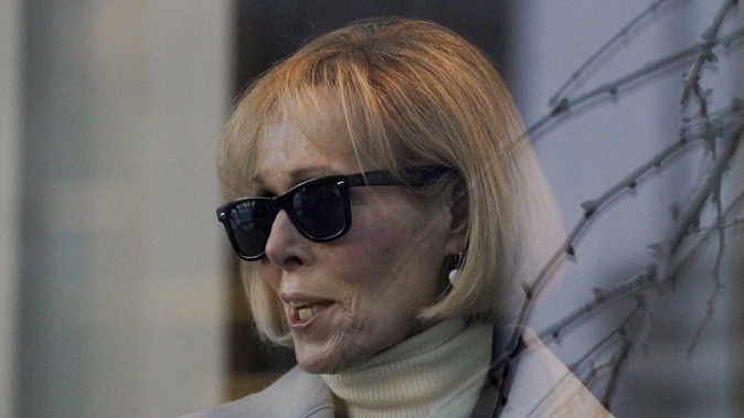 E. Jean Carroll arrives at Manhattan federal court in New York. Photo / AP