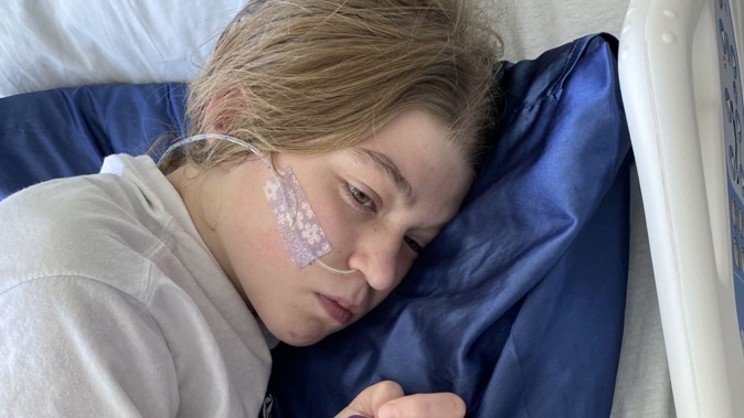 Wellington teenager Julia Choquette, 15, has abdominal vascular compression syndromes and hypermobile Ehlers-Danlos Syndrome.
