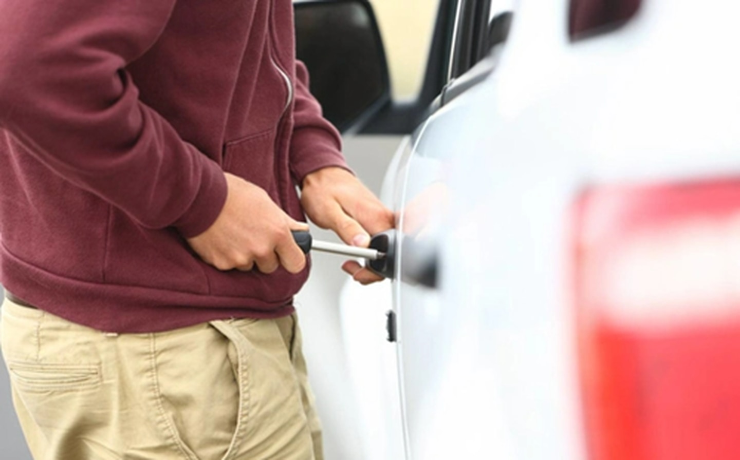 The 47 cars were either stolen or broken into within a month.