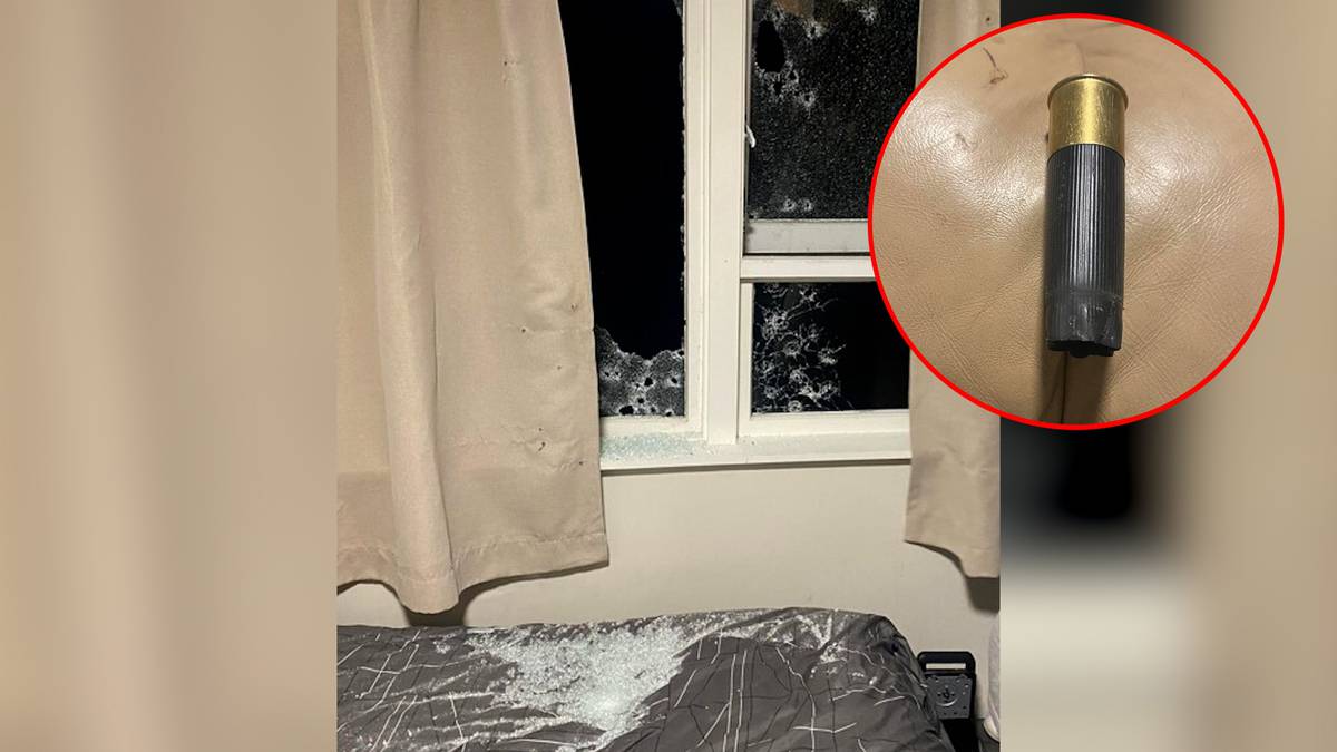 Inside the house that was shot at during the most recent gang hit this morning. (Photo / Supplied)