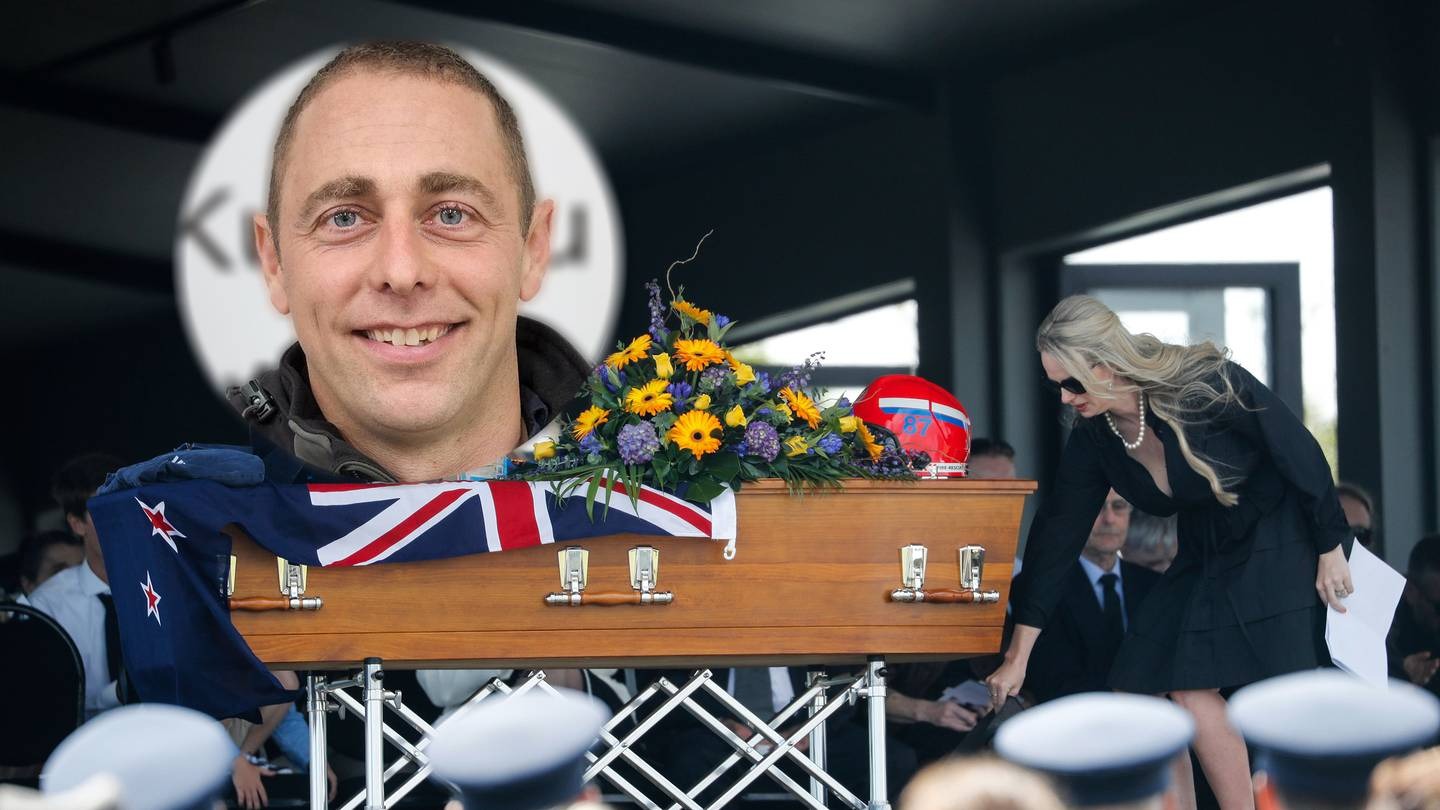 Muriwai volunteer firefighter Dave van Zwanenberg died on duty when rescuing residents from a house hit by a slip in Muriwai during Cyclone Gabrielle. Photo / Dean Purcell