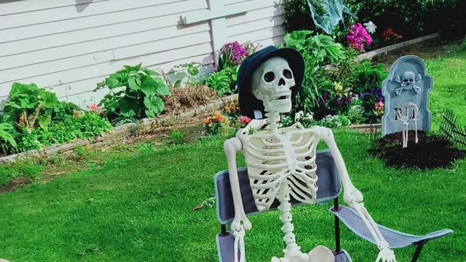 The now-sacked skeleton crew at Dragonfly in Kerikeri, after rumours the shop was haunted.
