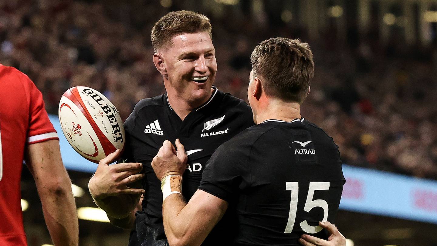 Jordie Barrett will be back in the midfield against England. Photo / INPHO