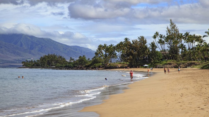 A beach in Maui, Hawaii. Photo / Mia Shimabuku, Bloomberg via The Washington Post