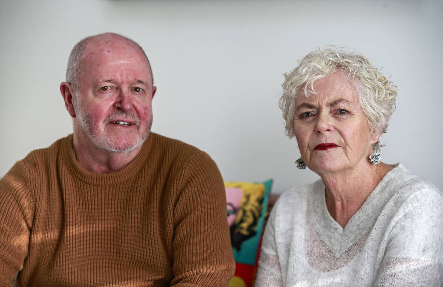 Peter and Julie Collis are among apartment owners sent bills over-charging them for their rates. Photo / Alex Burton