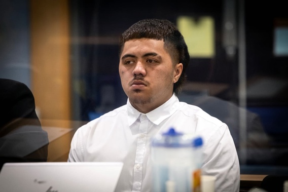 Patuawa Mihaka Nathan, 20, appears in the High Court at Auckland for his murder trial. Photo / Jason Oxenham