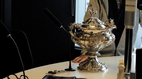 Wellington racing icon, and broadcaster Des Coppins on Cup Day