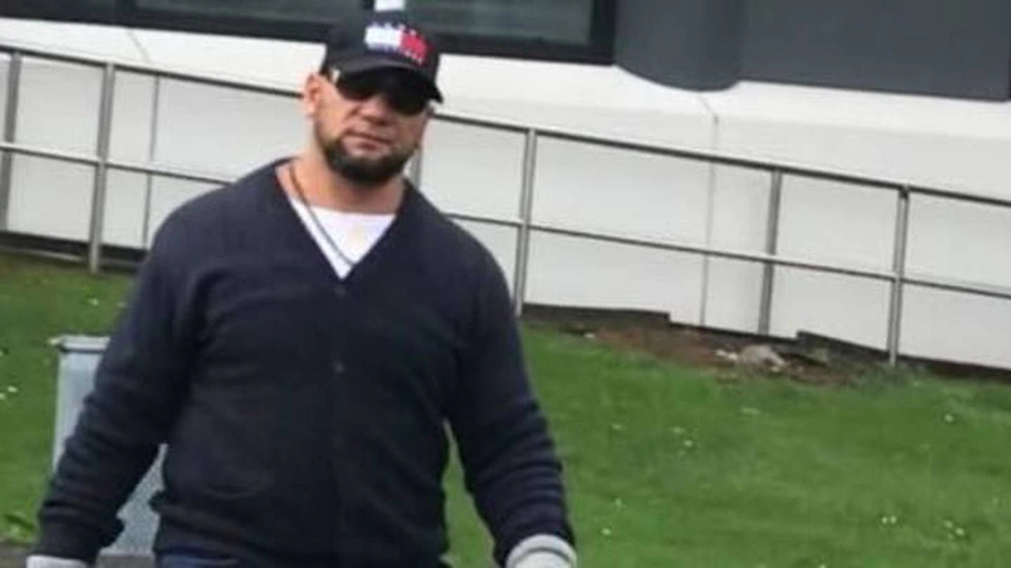 Sione Malafiu Falala leaves the Hamilton District Court after an appearance in June 2021. Photo / Belinda Feek