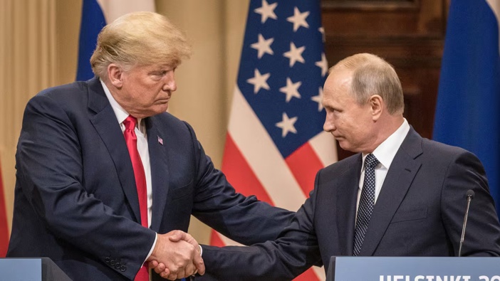 US President Donald Trump and Russian President Vladimir Putin met a number of times during Trump's previous presidency, including in 2018 in Helsinki, Finland. Photo / Getty Images
