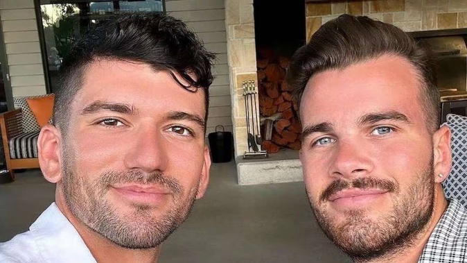 Luke Davies (left) and Jesse Baird. Photo / Instagram